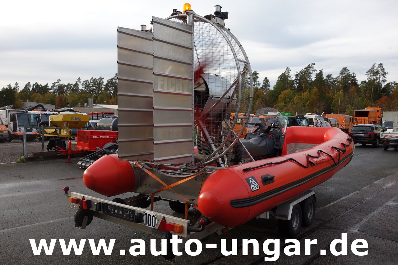 Fire truck Ficht FLG 640 Luftschrauben Gleitboot Airboat Boot Luftschrauben Gleitboot Propeller Airboat Sumpfboot Eisrettung Feuerwehr Wasserwacht: picture 9