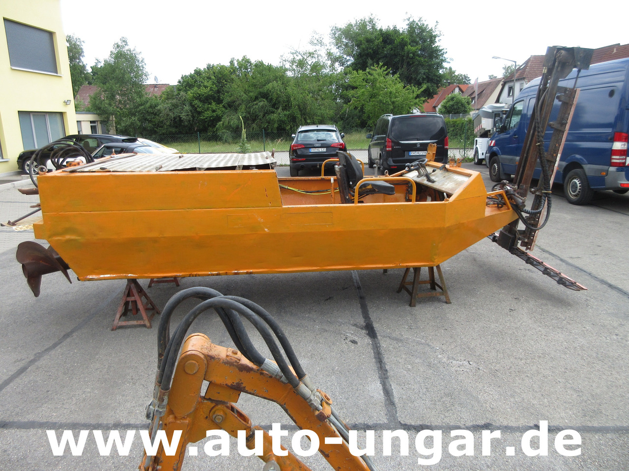 Gödde Mähboot O 420 T-Mähbalken + Seitenmäher Aquatic Weed Harvester - Utility/ Special vehicle: picture 4 Gödde Mähboot O 420 T-Mähbalken + Seitenmäher Aquatic Weed Harvester - Utility/ Special vehicle: picture 4