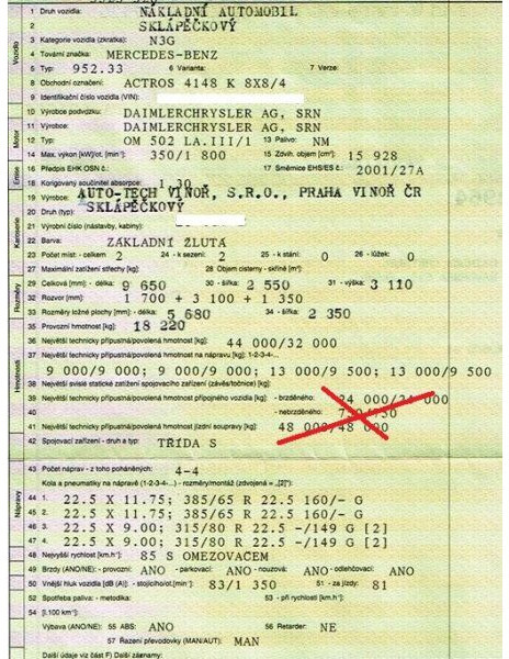 Tipper Mercedes-Benz 8x8 Actros 4148 set 132/88t !: picture 9 Tipper Mercedes-Benz 8x8 Actros 4148 set 132/88t !: picture 9