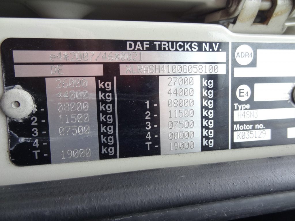 Dropside/ Flatbed truck, Crane truck Daf XF440 6X2 Fassi 235 mit Jib bis 24.50 Meter: picture 15
