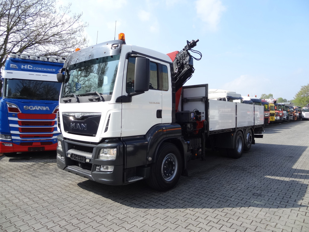 MAN TGS 26.440 6X2 HMF 2620 K5 - Crane truck, Dropside/ Flatbed truck: picture 1 MAN TGS 26.440 6X2 HMF 2620 K5 - Crane truck, Dropside/ Flatbed truck: picture 1
