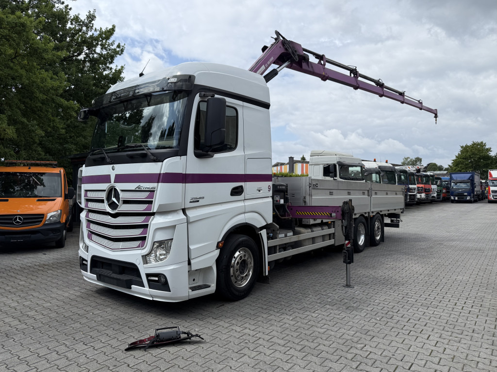 Mercedes-Benz Actros 2545 6X2 HIAB 166 bis 19 Meter - Dropside/ Flatbed truck, Crane truck: picture 1 Mercedes-Benz Actros 2545 6X2 HIAB 166 bis 19 Meter - Dropside/ Flatbed truck, Crane truck: picture 1