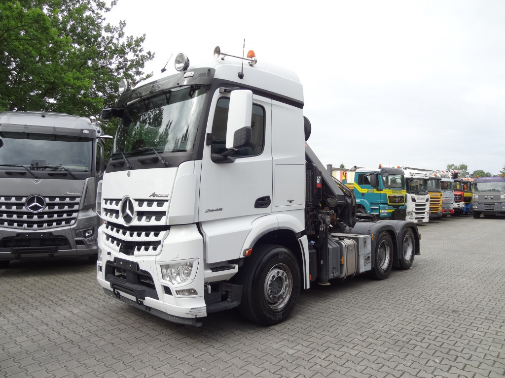 Tractor unit Mercedes-Benz Arocs 2648 LS 6X4 Kran Hiab X-HiPro 302: picture 10