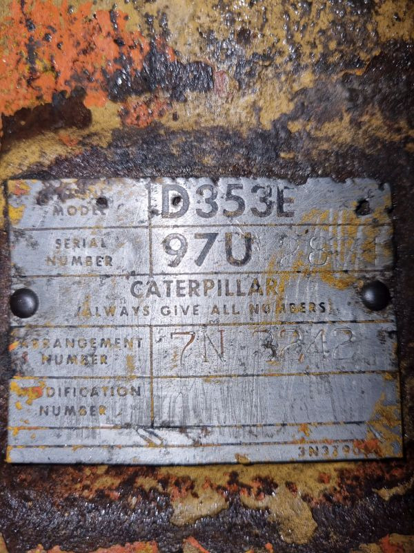 Engine for Construction machinery Caterpillar D353E Engine (Plant) D9H TRACK TYPE TRACTOR 90V SPEC 7N3242: picture 12