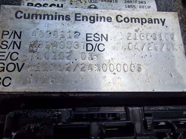 DAF 6ISB E3 5.9 Daf Spec CE162C Engine (Truck) - Engine for Truck: picture 2 DAF 6ISB E3 5.9 Daf Spec CE162C Engine (Truck) - Engine for Truck: picture 2