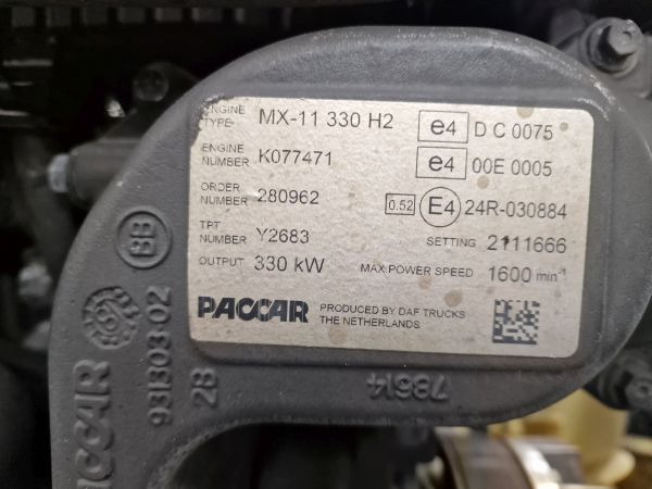 DAF MX-11 330 H2 Engine (Truck) - Engine for Truck: picture 2 DAF MX-11 330 H2 Engine (Truck) - Engine for Truck: picture 2