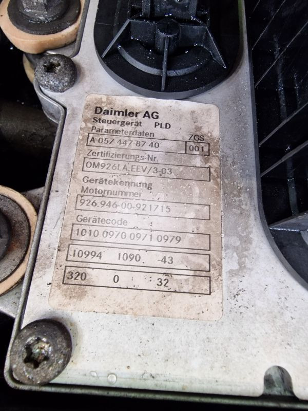 Mercedes Benz OM926LA.EEV/3-03 Econic Spec Engine (Truck) - Engine for Truck: picture 2 Mercedes Benz OM926LA.EEV/3-03 Econic Spec Engine (Truck) - Engine for Truck: picture 2