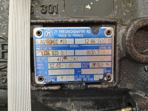 Gearbox ZF 12AS1420TD Gearbox: picture 11