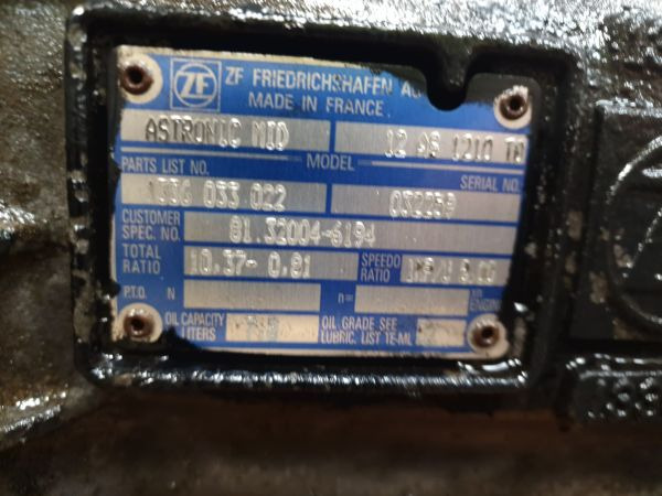 ZF Astronic 12AS1210TO Gearbox 2012 250 - Gearbox: picture 2 ZF Astronic 12AS1210TO Gearbox 2012 250 - Gearbox: picture 2