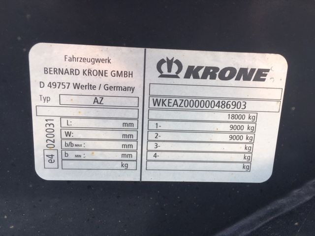 Krone AZ - Container transporter/ Swap body trailer: picture 2 Krone AZ - Container transporter/ Swap body trailer: picture 2
