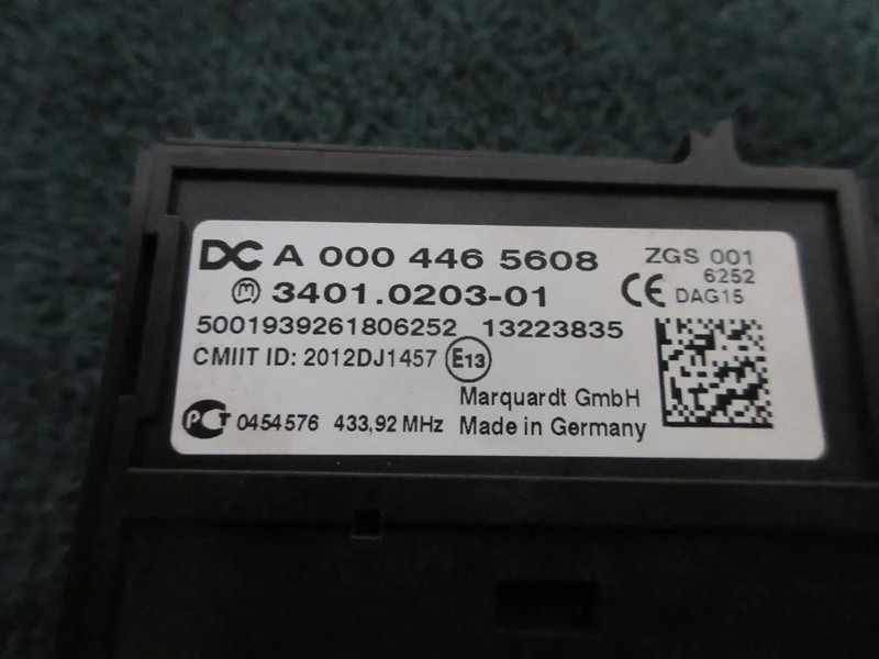 Electrical system for Truck Mercedes-Benz A 000 446 56 08 CONTACTSLOT MET SLEUTEL MERCEDES BENZ MP4 EURO 6: picture 8