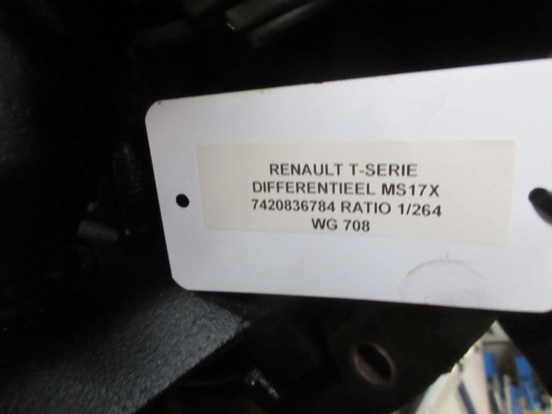 Differential gear for Truck Renault T-SERIE 7420836784 DIFFERENTIEEL MS17X RATIO 1/264 EURO 6: picture 6