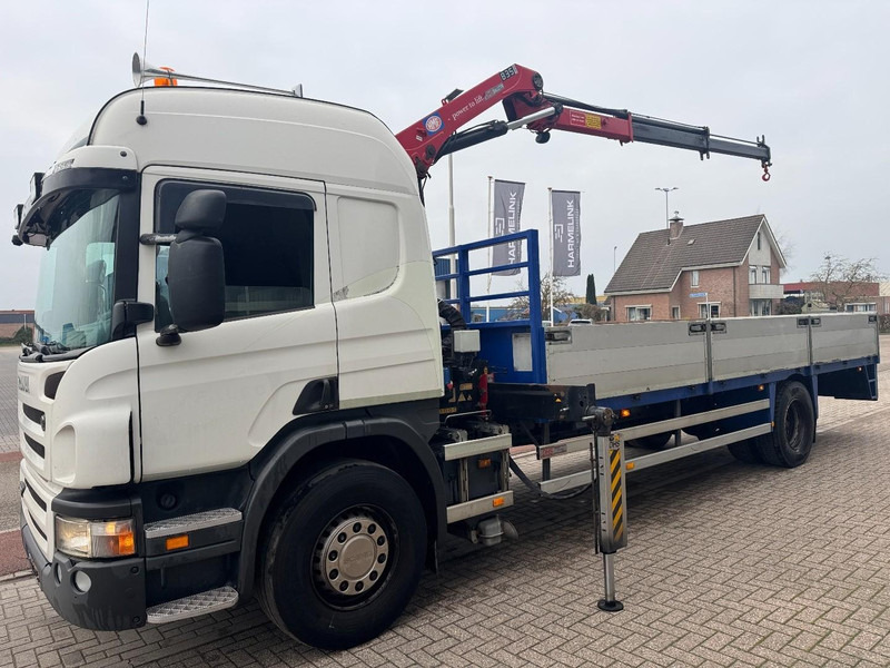 Crane truck Scania P320 HMF 835 2 x Hydraulik, Remote: picture 6