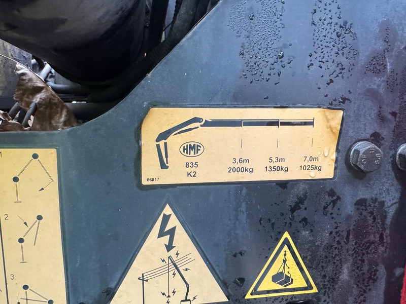 Crane truck Scania P320 HMF 835 2 x Hydraulik, Remote: picture 16