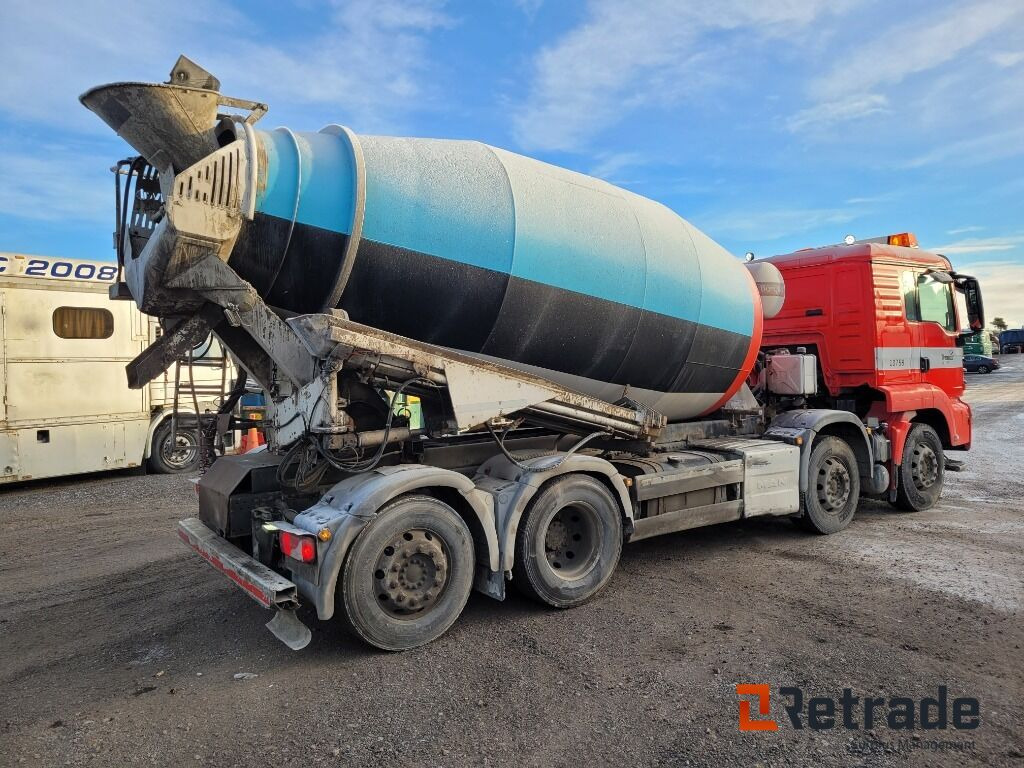 Betongbil 4-axlig Betongroterare MAN TGS 35.400 8X2-4 BL Euro 6 - Concrete mixer truck: picture 4 Betongbil 4-axlig Betongroterare MAN TGS 35.400 8X2-4 BL Euro 6 - Concrete mixer truck: picture 4