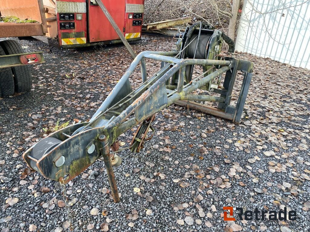 Vinsch Manitou Kranarm / Extension Jib with winch - Construction machinery: picture 1 Vinsch Manitou Kranarm / Extension Jib with winch - Construction machinery: picture 1