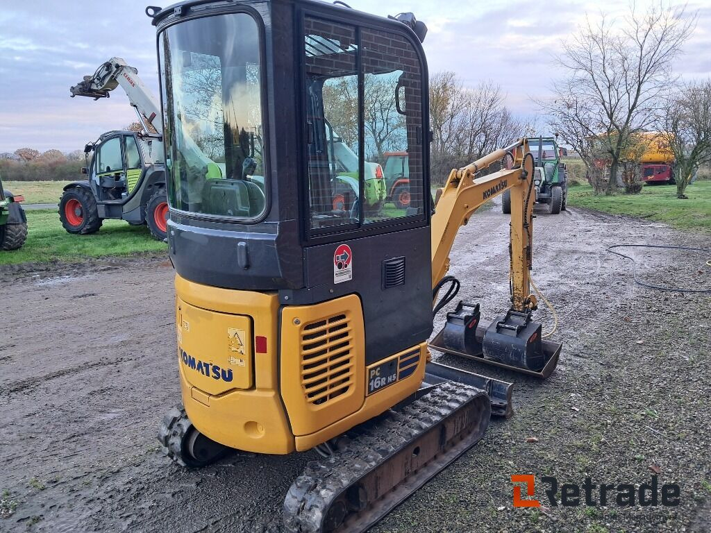 Minigraver Komatsu PC16R-3HS Lavt timetal! - Mini excavator: picture 4 Minigraver Komatsu PC16R-3HS Lavt timetal! - Mini excavator: picture 4