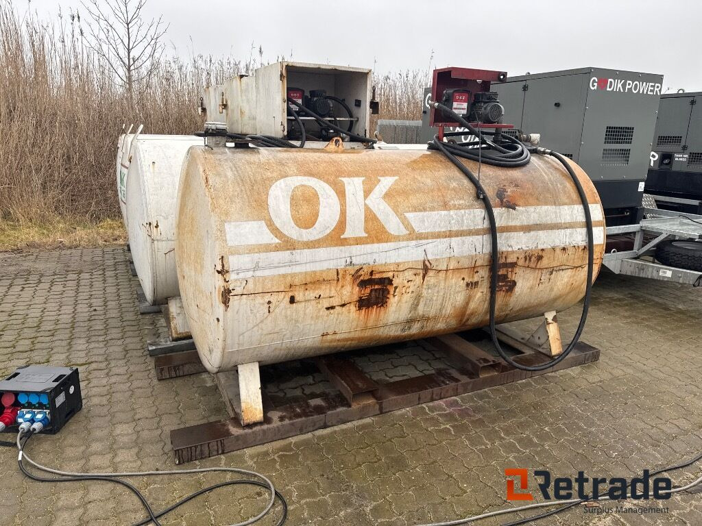 OK 2500ltr. Tank m. Pumpe (A0020031) - Storage tank: picture 1 OK 2500ltr. Tank m. Pumpe (A0020031) - Storage tank: picture 1