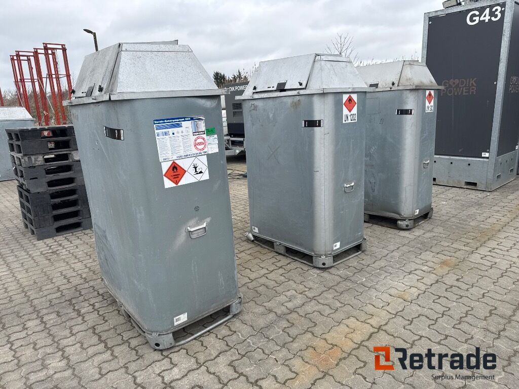 SCHÜTZ 1000 ltr. Tanke (A0020079-A0020080-A0020081) - Storage tank: picture 1 SCHÜTZ 1000 ltr. Tanke (A0020079-A0020080-A0020081) - Storage tank: picture 1