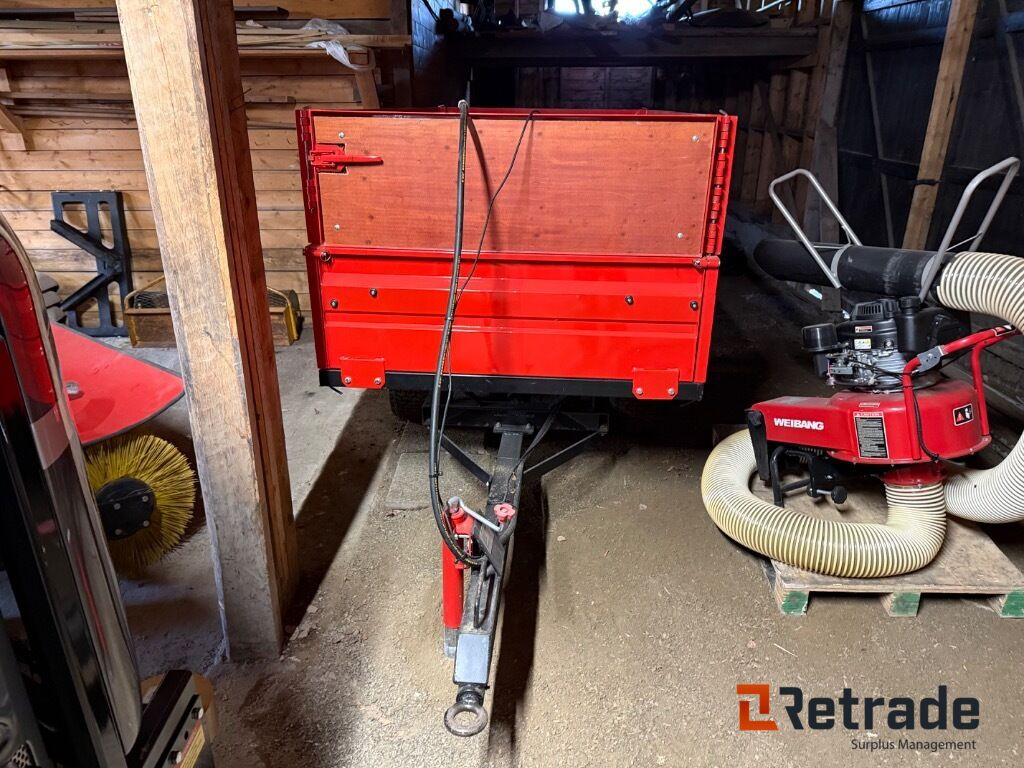 Traktor/Atv tilhenger med hydraulisk tipp - Dropside/ Flatbed trailer: picture 2 Traktor/Atv tilhenger med hydraulisk tipp - Dropside/ Flatbed trailer: picture 2