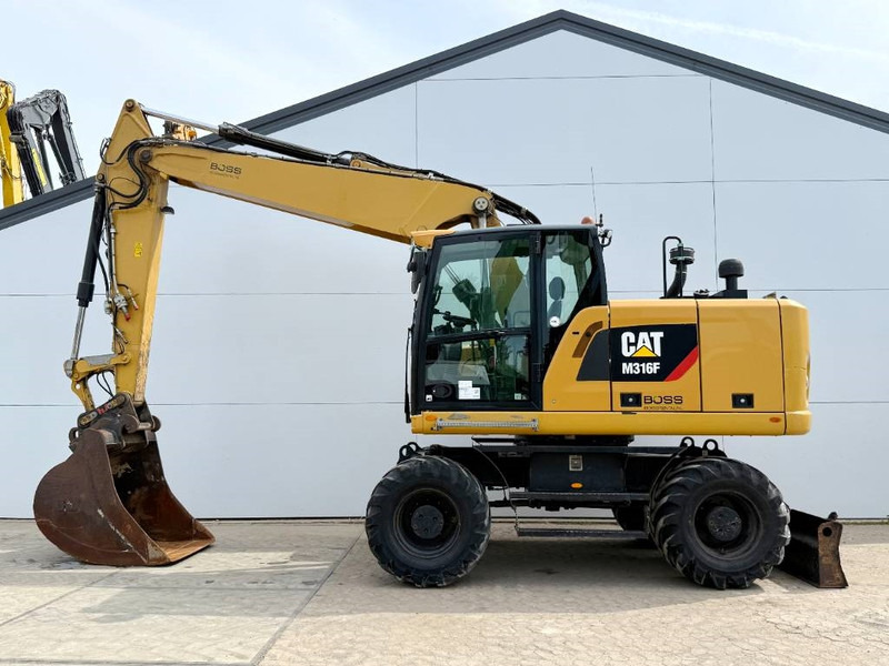 Cat M316F - Quick Coupler / Triple Boom / Auto Lube - Wheel excavator: picture 1 Cat M316F - Quick Coupler / Triple Boom / Auto Lube - Wheel excavator: picture 1