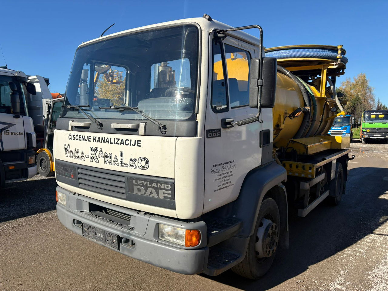 DAF AE55 4x2 vacuum + pressure truck - 8000 liters - Vacuum truck: picture 1 DAF AE55 4x2 vacuum + pressure truck - 8000 liters - Vacuum truck: picture 1