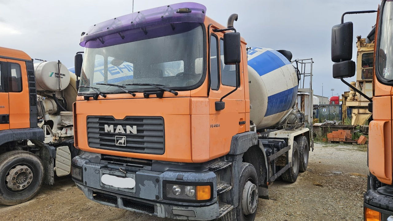 MAN FE 410A 6x4 mixer - 7m3 - euro 3 - Concrete mixer truck: picture 1 MAN FE 410A 6x4 mixer - 7m3 - euro 3 - Concrete mixer truck: picture 1