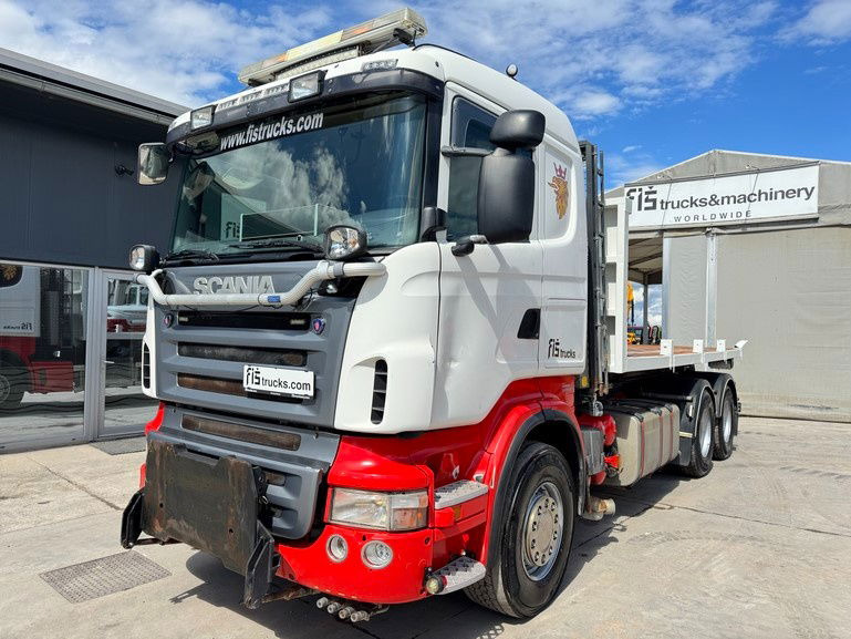 Scania R400 6x4 abroll tipper + plato - Container transporter/ Swap body truck: picture 1 Scania R400 6x4 abroll tipper + plato - Container transporter/ Swap body truck: picture 1