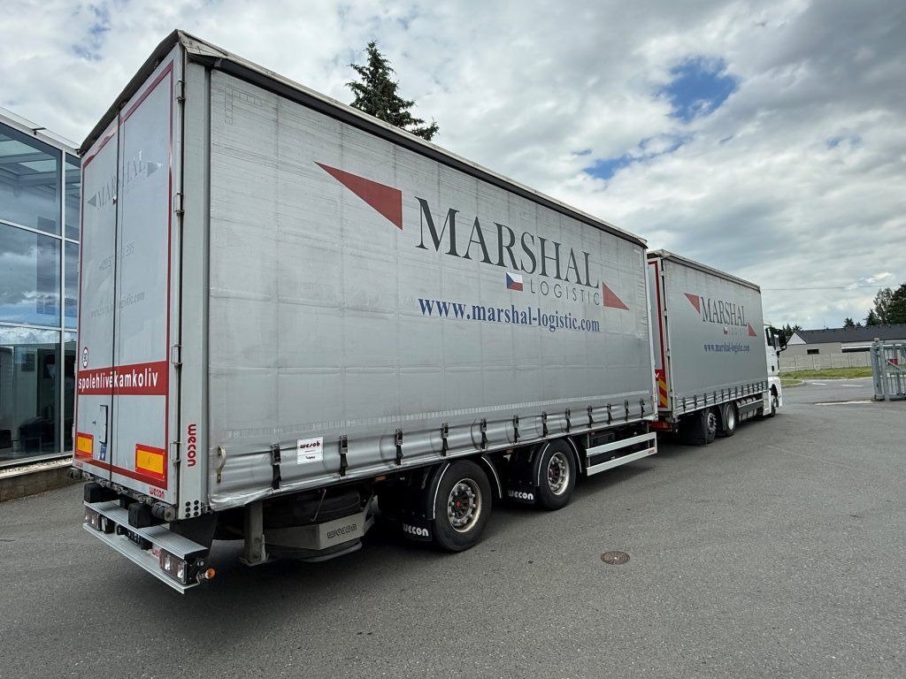 MAN TGX24.510 EURO 6 6x2 + Wecon - Curtainsider truck, Curtainsider trailer: picture 3 MAN TGX24.510 EURO 6 6x2 + Wecon - Curtainsider truck, Curtainsider trailer: picture 3