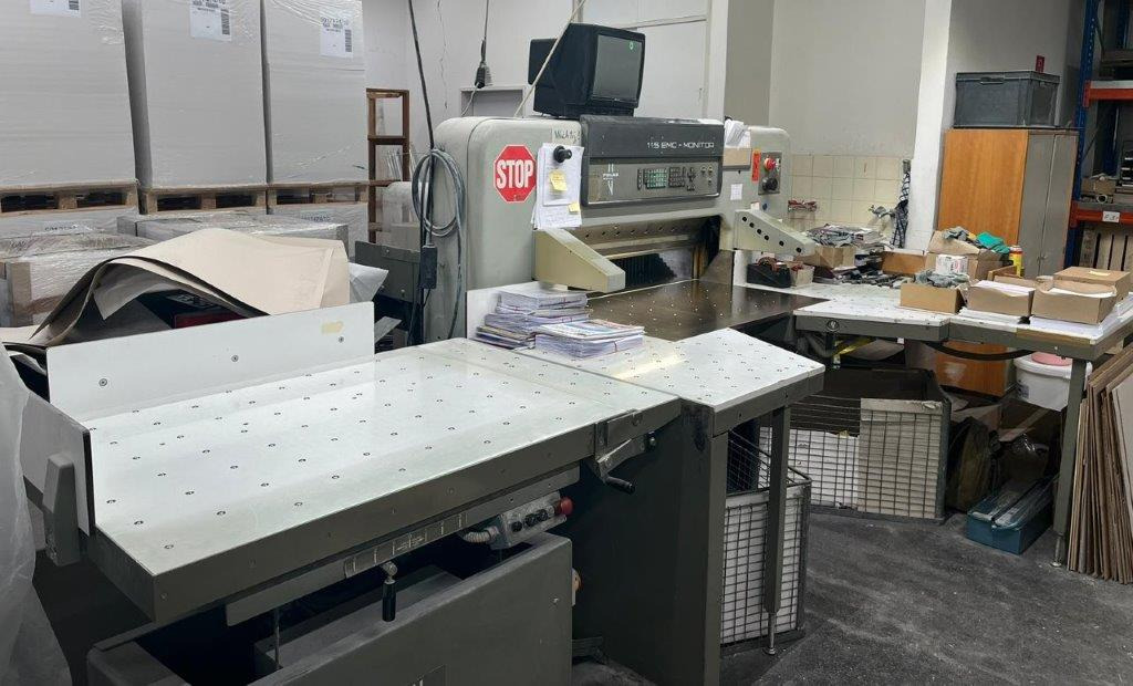 Paper cutting machine small cutting flowline Polar Mohr with Cutter 115 EM-Mon, Lift, Jogger: picture 7 Paper cutting machine small cutting flowline Polar Mohr with Cutter 115 EM-Mon, Lift, Jogger: picture 7