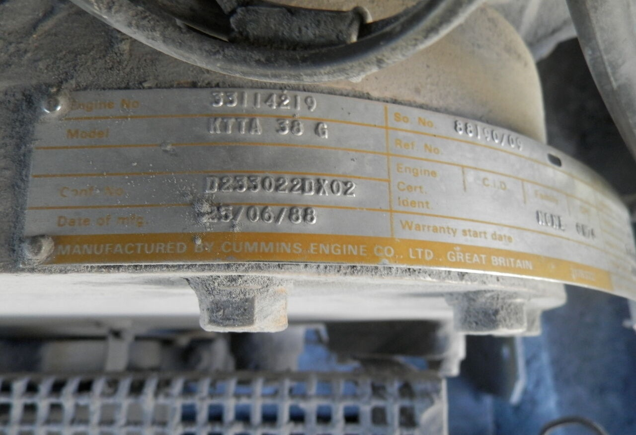 Cummins KTTA38-G - Generator set: picture 5 Cummins KTTA38-G - Generator set: picture 5