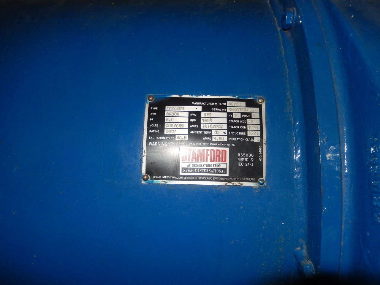 Perkins 630 kVa 3012TAG3 - Generator set: picture 4 Perkins 630 kVa 3012TAG3 - Generator set: picture 4