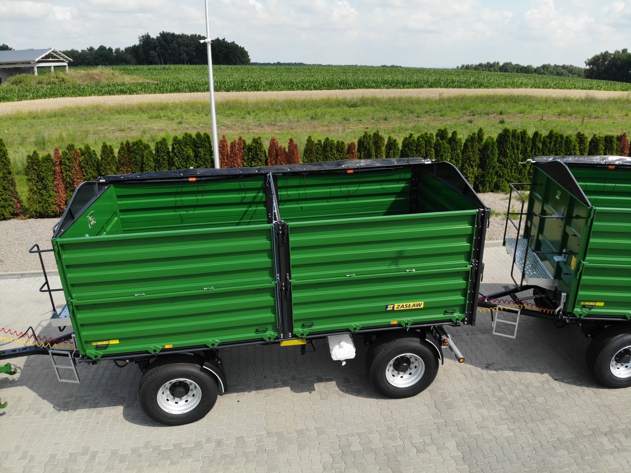 New Farm tipping trailer/ Dumper Zaslaw D737-14XL, 18T, 21m3: picture 10