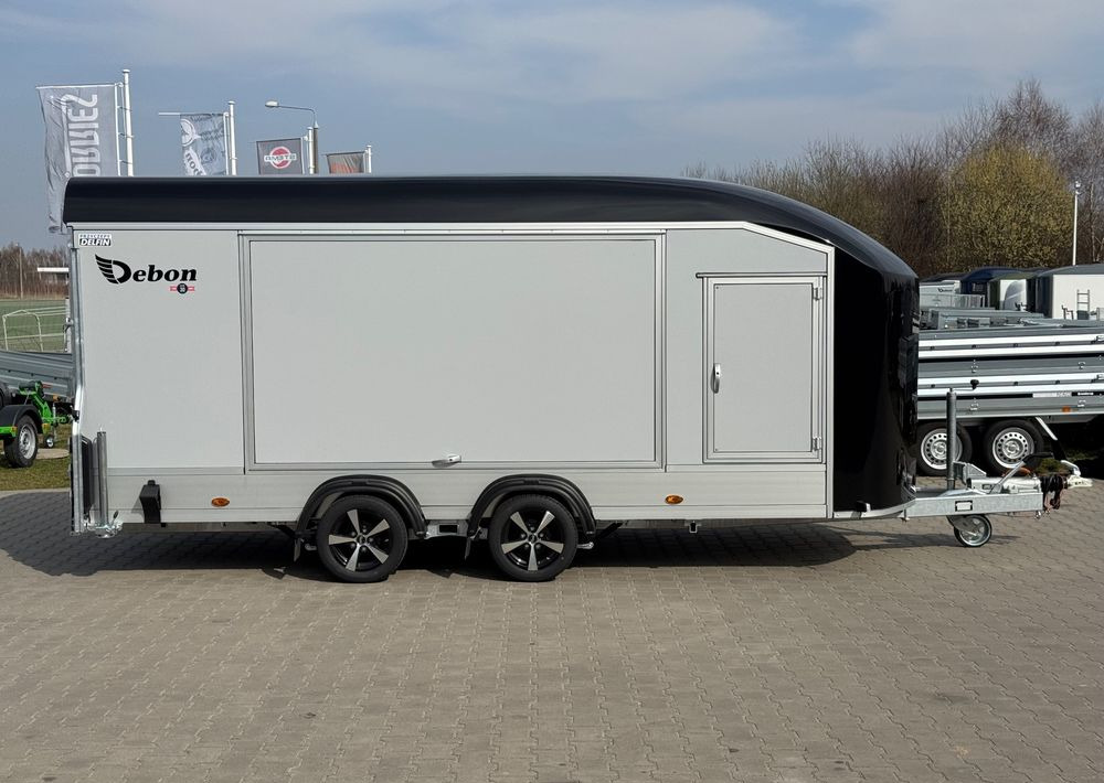 DEBON Debon C1000 - kryta laweta | 490 x 202 cm / 3500kg / felgi ALU / wciągarka elektryczna - Autotransporter trailer: picture 3 DEBON Debon C1000 - kryta laweta | 490 x 202 cm / 3500kg / felgi ALU / wciągarka elektryczna - Autotransporter trailer: picture 3