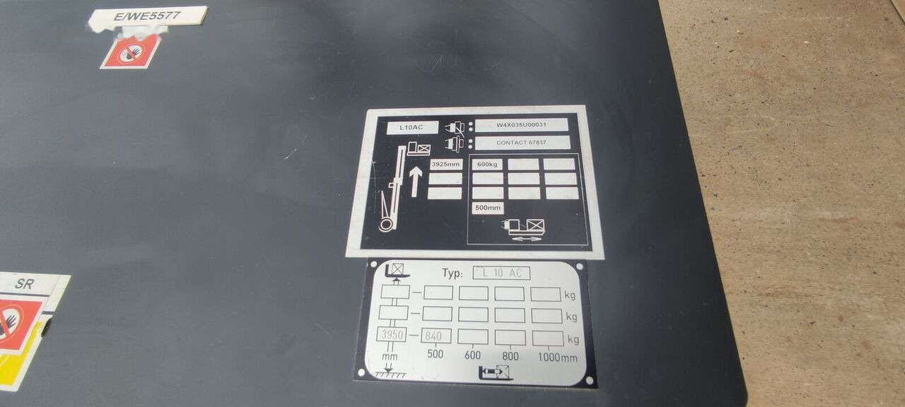 Linde L10AC - Electric forklift: picture 3 Linde L10AC - Electric forklift: picture 3