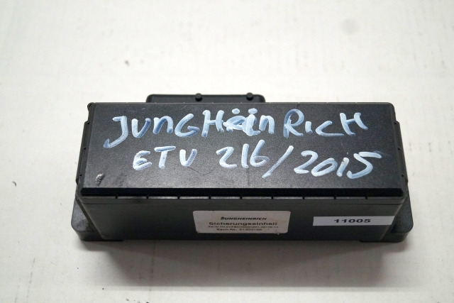 Jungheinrich 51303168 | Zekeringkast Fusebox from ETV216 year 2015 sn. 01/FBOXM0 Zekeringkast Fusebox from ETV216 year 2015 sn. 01/FBOXM001ZX1-05176-14 - Fuse for Material handling equipment: picture 1 Jungheinrich 51303168 | Zekeringkast Fusebox from ETV216 year 2015 sn. 01/FBOXM0 Zekeringkast Fusebox from ETV216 year 2015 sn. 01/FBOXM001ZX1-05176-14 - Fuse for Material handling equipment: picture 1