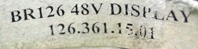 Linde 1263611591 | Monitoring display 48V sn. 328347 from P60 48V - Dashboard for Material handling equipment: picture 3 Linde 1263611591 | Monitoring display 48V sn. 328347 from P60 48V - Dashboard for Material handling equipment: picture 3