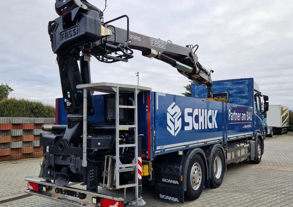 Scania Scania/ R 500/ 6x2 /Fassi F 215 AS - Dropside/ Flatbed truck, Crane truck: picture 5 Scania Scania/ R 500/ 6x2 /Fassi F 215 AS - Dropside/ Flatbed truck, Crane truck: picture 5