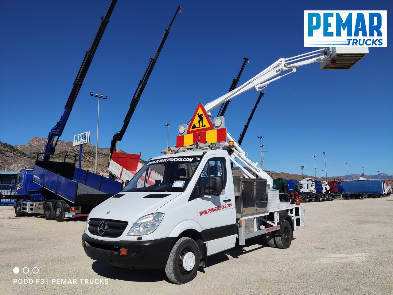 Truck mounted aerial platform MERCEDES-BENZ 516 CDI CESTA ELEVADORA, 160 cv: picture 31 Truck mounted aerial platform MERCEDES-BENZ 516 CDI CESTA ELEVADORA, 160 cv: picture 31