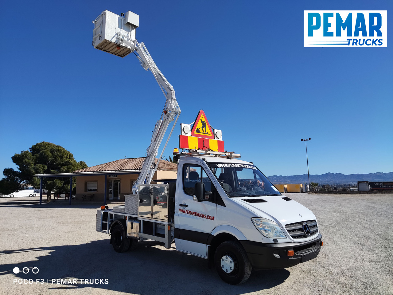 Truck mounted aerial platform MERCEDES-BENZ 516 CDI CESTA ELEVADORA, 160 cv: picture 18 Truck mounted aerial platform MERCEDES-BENZ 516 CDI CESTA ELEVADORA, 160 cv: picture 18