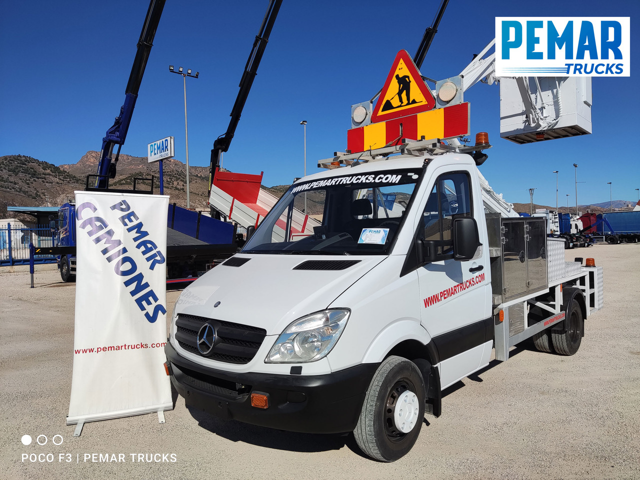 Truck mounted aerial platform MERCEDES-BENZ 516 CDI CESTA ELEVADORA, 160 cv: picture 13 Truck mounted aerial platform MERCEDES-BENZ 516 CDI CESTA ELEVADORA, 160 cv: picture 13