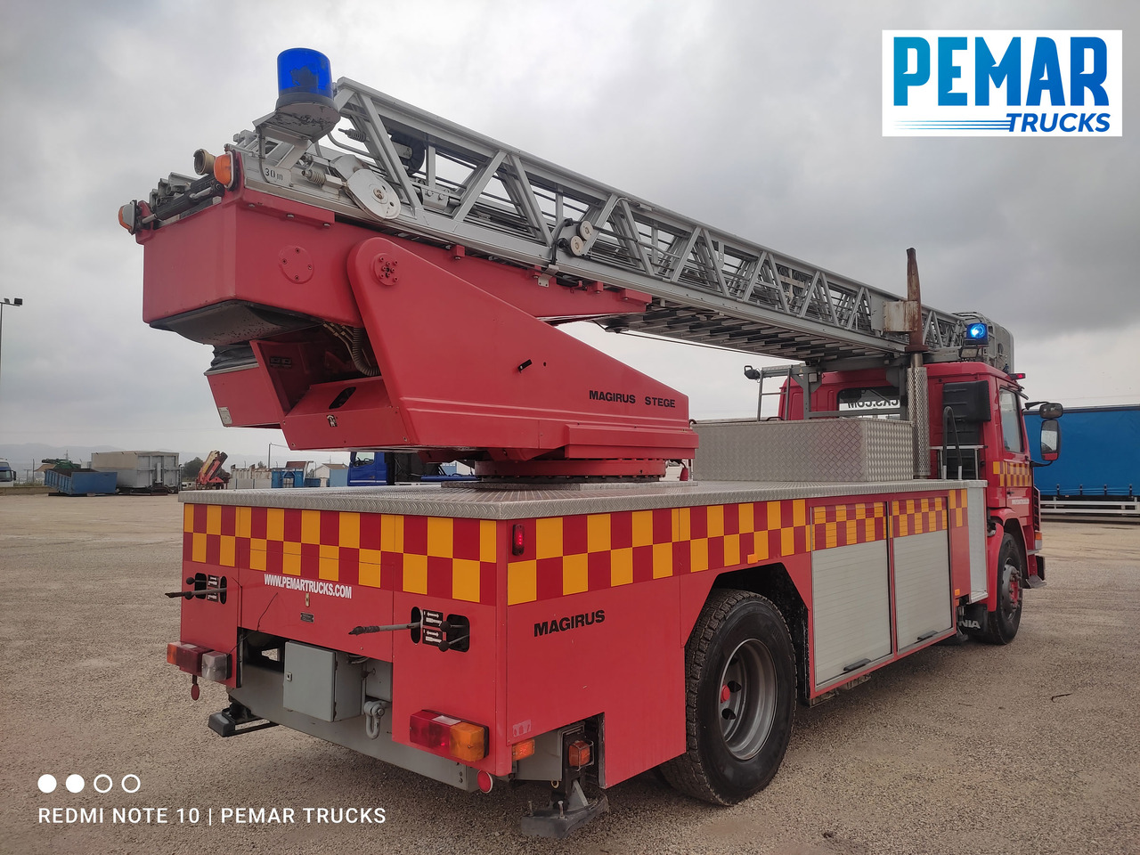 Fire truck SCANIA G93 250 ESCALERA BOMBEROS: picture 6