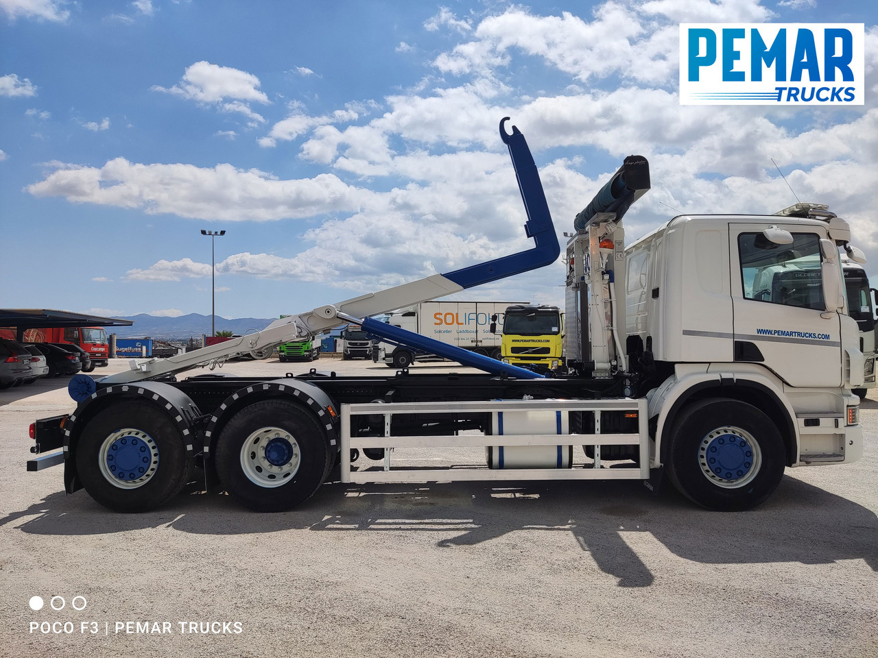 Container transporter/ Swap body truck SCANIA P 400 6X2 MULTILIFT EURO 5: picture 23