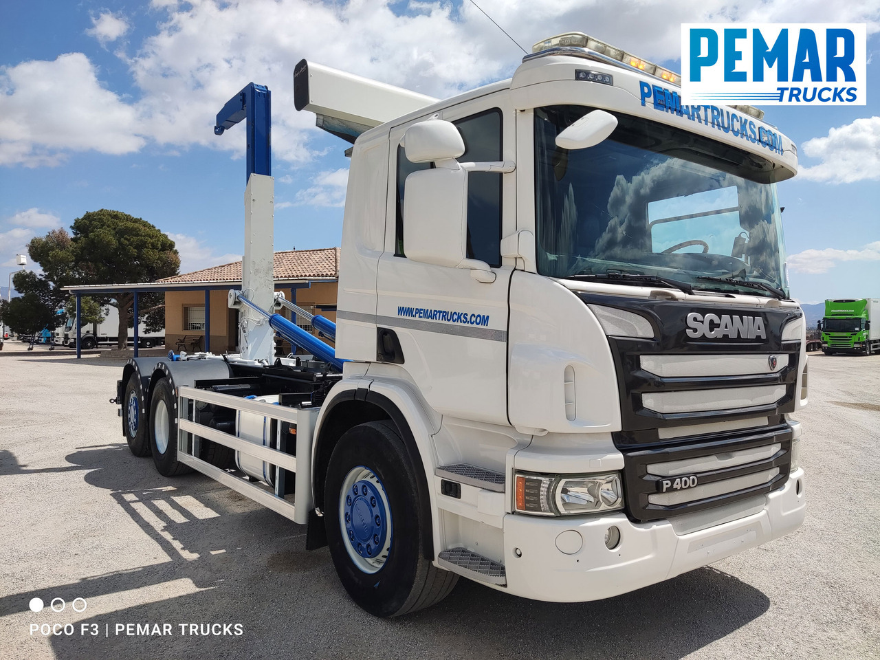 Container transporter/ Swap body truck SCANIA P 400 6X2 MULTILIFT EURO 5: picture 10