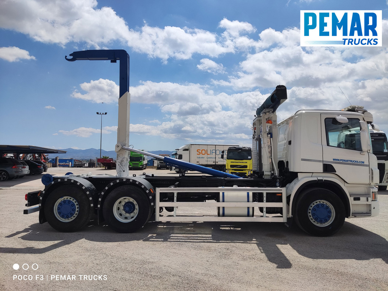 Container transporter/ Swap body truck SCANIA P 400 6X2 MULTILIFT EURO 5: picture 11