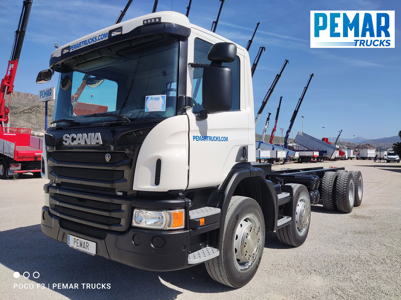 SCANIA P 410 8X4 CHASIS EURO 6 - Cab chassis truck: picture 1 SCANIA P 410 8X4 CHASIS EURO 6 - Cab chassis truck: picture 1