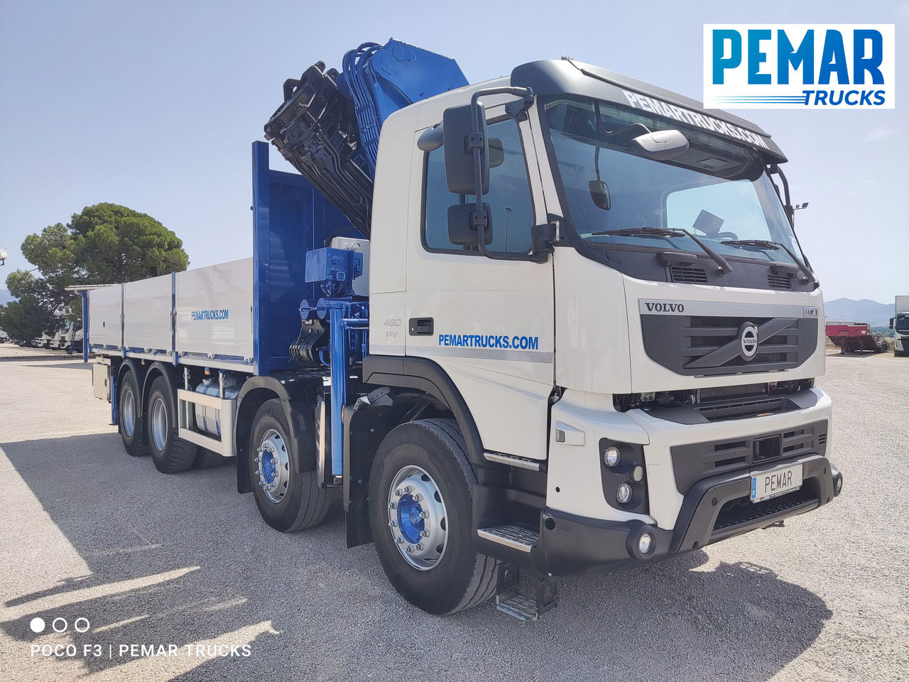 VOLVO FMX 460 8X4 GRUA CAJA FIJA ABIERTA - Dropside/ Flatbed truck: picture 4 VOLVO FMX 460 8X4 GRUA CAJA FIJA ABIERTA - Dropside/ Flatbed truck: picture 4