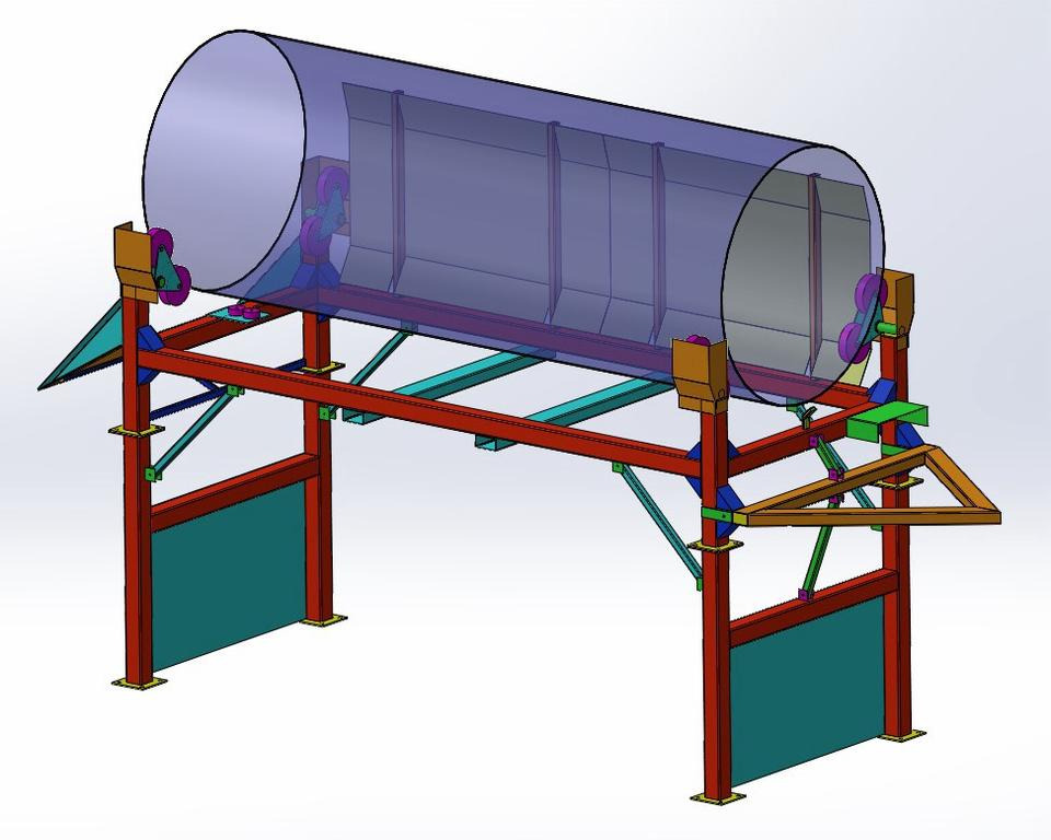 Siebtrommel Gestell Neu passend für Doppstadt Eggersmann Komptech - Screener: picture 3 Siebtrommel Gestell Neu passend für Doppstadt Eggersmann Komptech - Screener: picture 3