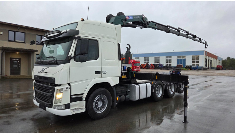 Volvo FM500 8X4*4 HMF 2620K6 - Hook lift truck, Crane truck: picture 1 Volvo FM500 8X4*4 HMF 2620K6 - Hook lift truck, Crane truck: picture 1