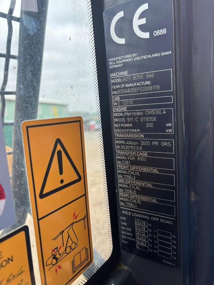 Articulated dumper Bell B 25 E: picture 9 Articulated dumper Bell B 25 E: picture 9